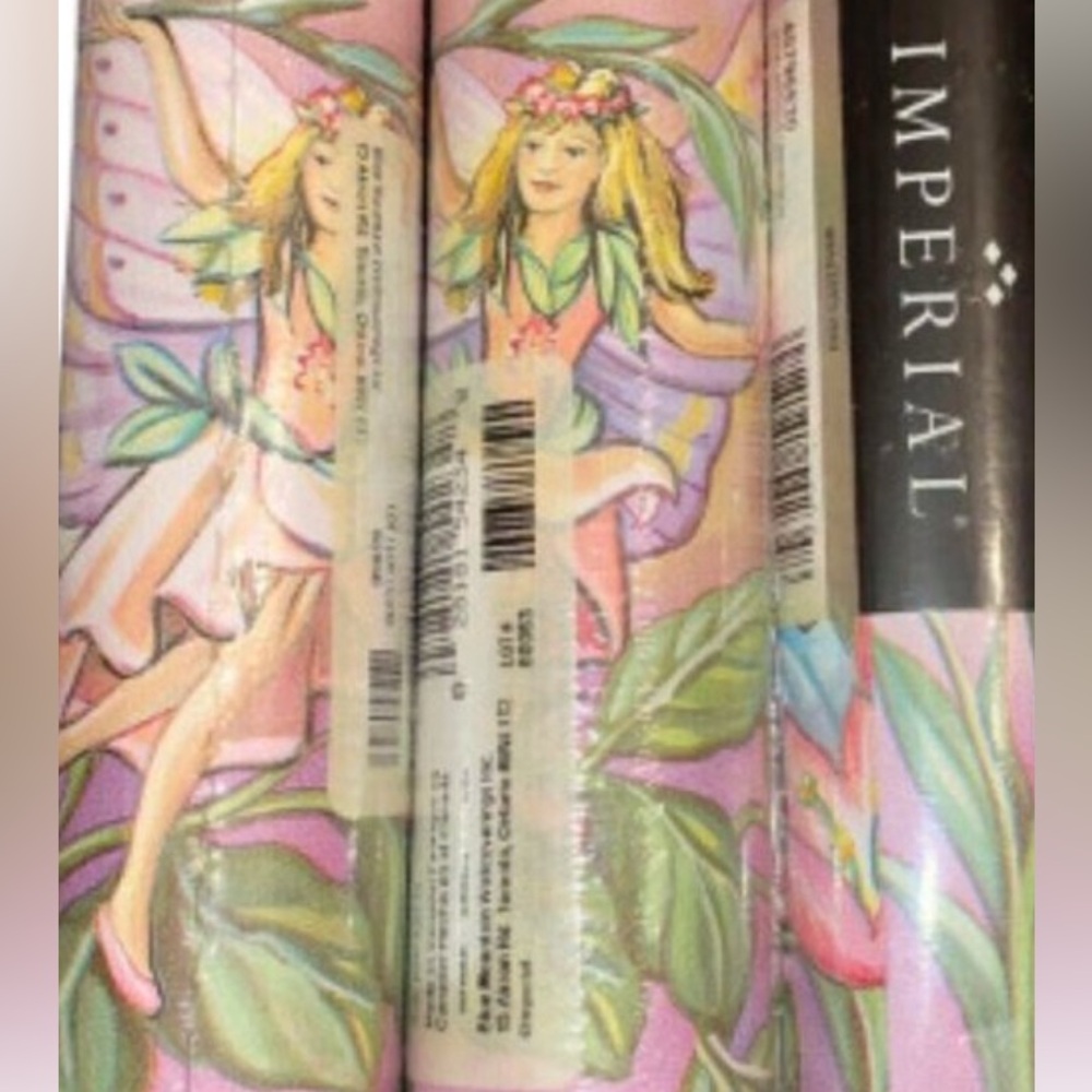 Fairy Wallpaper Borders 3 Rolls Imperial 40796620 Prepasted Fairies Vintage